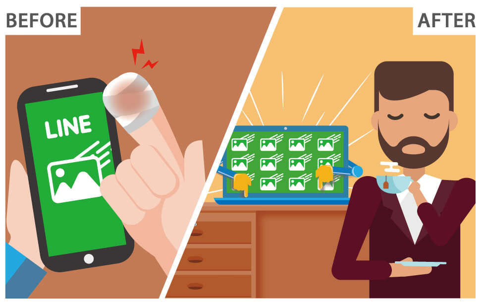 我们提供的免费的LINE自动群发图库机器人